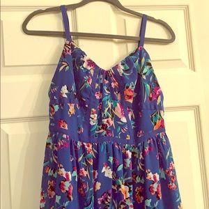 Nicole by Nicole Miller Blue Floral Sundress